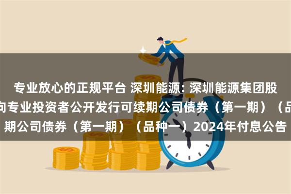 专业放心的正规平台 深圳能源: 深圳能源集团股份有限公司2022年面向专业投资者公开发行可续期公司债券（第一期）（品种一）2024年付息公告