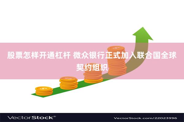 股票怎样开通杠杆 微众银行正式加入联合国全球契约组织