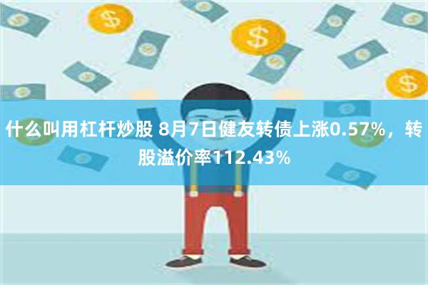 什么叫用杠杆炒股 8月7日健友转债上涨0.57%，转股溢价率112.43%