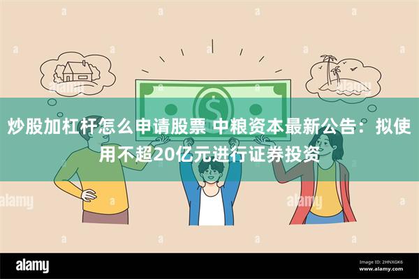 炒股加杠杆怎么申请股票 中粮资本最新公告：拟使用不超20亿元进行证券投资